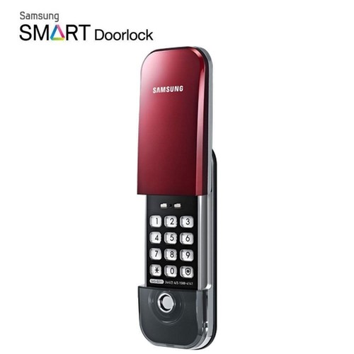 Samsung schlüsselloses Schiebe-Smart Digital Türschloss SHS-D211 4 Touch Keys Express - Bild 4 von 11