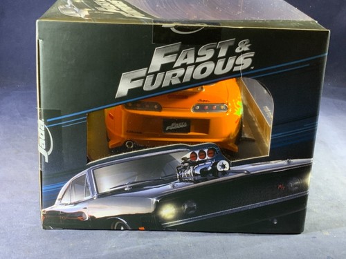 E7-73 FAST & FURIOUS - BRIAN’S TOYOTA SUPRA - NIB - 1:18 SCALE - DIE CAST METAL - Picture 4 of 6