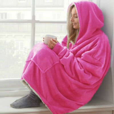Pullover Decke Kuschel Sweatshirt Damen Frauen Männer