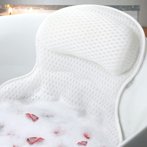Luxury Bath Pillows for Tub Neck and Back Support Bath Tub Pillow Headrest