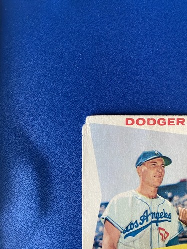 1960 TOPPS #292 DODGER BACKSTOPS PIGNATANO/ ROSEBORO (Crease) - Imagen 2 de 9