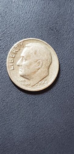 Moneda U 1969-D Roosevelt Dime MÚLTIPLES ERRORES - Imagen 3 de 5