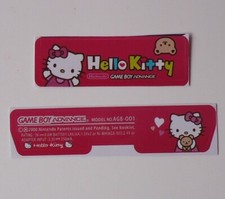 GBA SYSTEM STICKER Game Boy Advance Back Label Decal ZELDA Pokemon CASTLEVANIA 