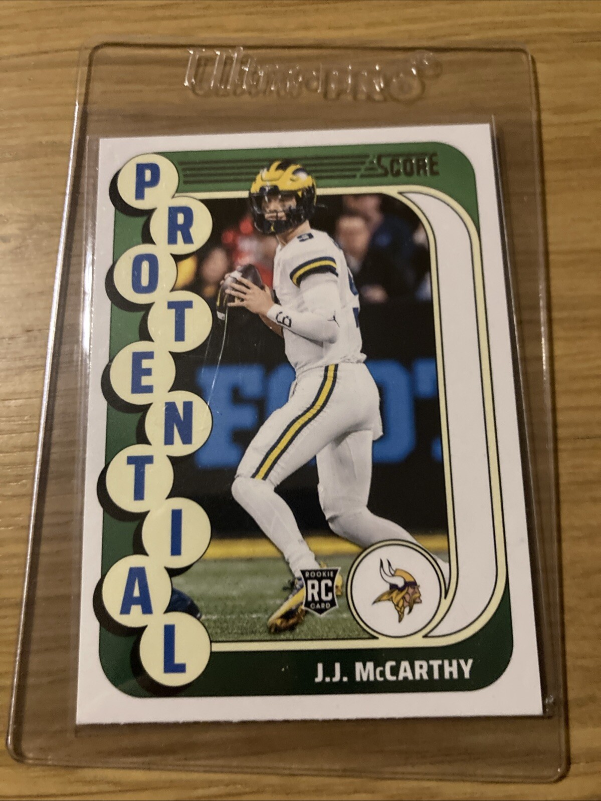 2024 Score - Protential Red #10 J.J. McCarthy (RC)