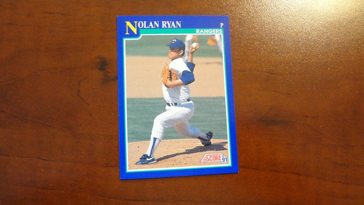 1991 SCORE # 4 NOLAN RYAN BASEBALL CARD | eBay