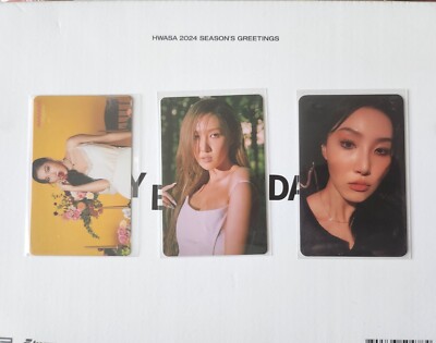 Official MAMAMOO Hwasa Japanese Album/POB Photocards - Decalcomanie, WAW, MIC ON
