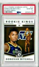 2017 Panini Donruss Optic Donovan Mitchell PSA 10   Rookie Kings
