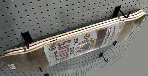10er Pack Skateboard Deck Rack Halter Halterung Display Cradle Haken Slatwall Pegboard - Bild 5 von 7