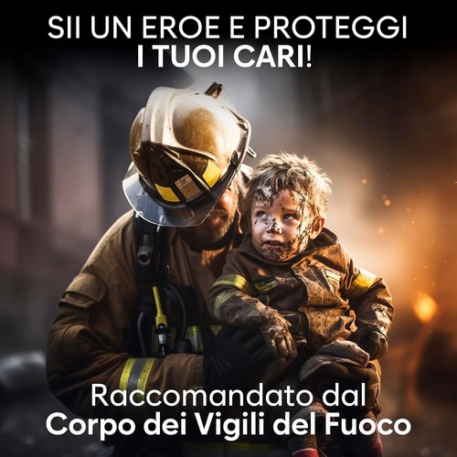 Coperta Antincendio DI Emergenza - 4 Pezzi Da 40” X 40” in Fibra DI Vetro - Imagen 6 de 7