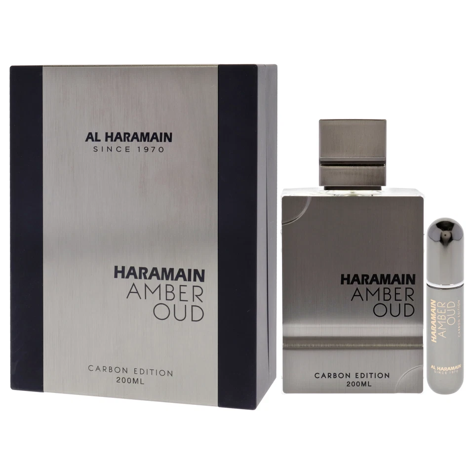 Amber Oud - Edición Carbono por Al Haramain para Hombres - Spray EDP de 6.7 OZ Foto 4 de 4
