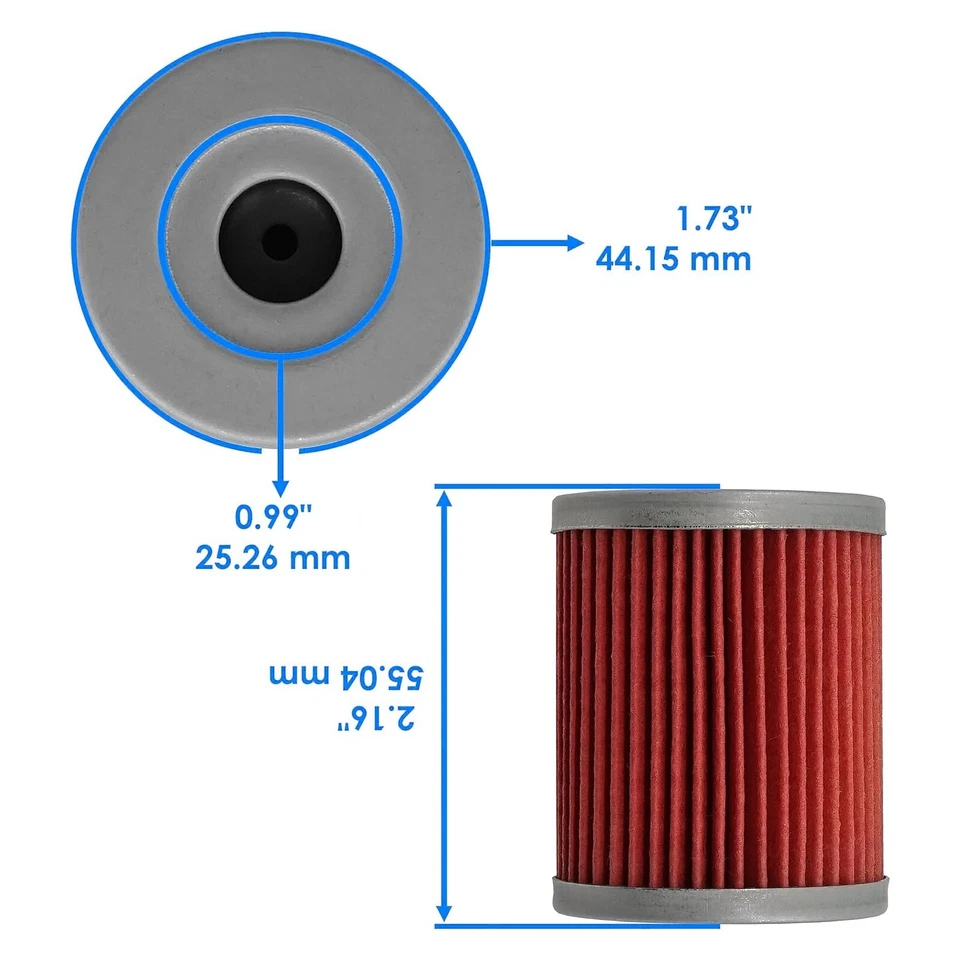 Motopart Oil Filter for Suzuki DR 200 DR200 S SE 1986-2019 | OEM 16510-24501 Foto 4 de 4