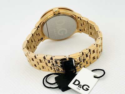 D&G Dolce & Gabbana DW0847 Ladies Stone Bezel Rose Gold Prime Time