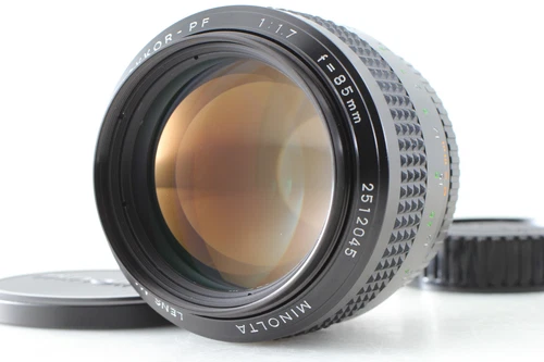 [Almost MINT] Minolta MC Rokkor 85mm F1.7 Portrait Lens SR Mount From JAPAN