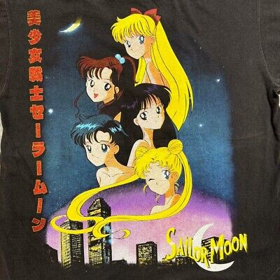 90S Vintage Sailor Moon Anime T-Shirt Double Sided USED | eBay 90S Vintage Sailor Moon Anime T-Shirt Double Sided USED | eBay