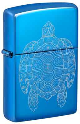 Zippo 46177, Sea Turtle Design Photo Image Lighter, High Polish