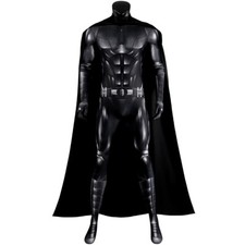 The Flash Batman Michael Keaton Cosplay Printing Costume Superhero Black Outfit