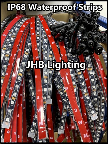 JHB 17.5"Dream CHASING Flow LED Wheel Rings + Underglow Strips Lights 8PCS KIT - Bild 3 von 23