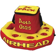 Airhead Aqua Oasis Floating Cooler - Red/Yellow AHAO-1