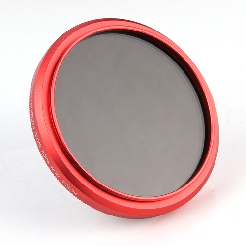 FOTGA 46mm Slim Fader ND Filter Variable ND2 ND4 ND8 to ND400 for Canon Red Ring - Picture 4 of 12