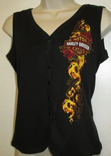 HARLEY DAVIDSON  HEATED THORN SNAP LIGHT VEST  SLEEVELESS SHIRT [NEW]