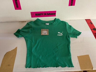 Puma Grün T-Shirt Gr. XS Clasics Lettuce Edge Tee Damen 53886721