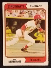 1974 Topps #85 Joe Morgan Cincinnati Reds (HOF) VG-EX/EX (surface issues)