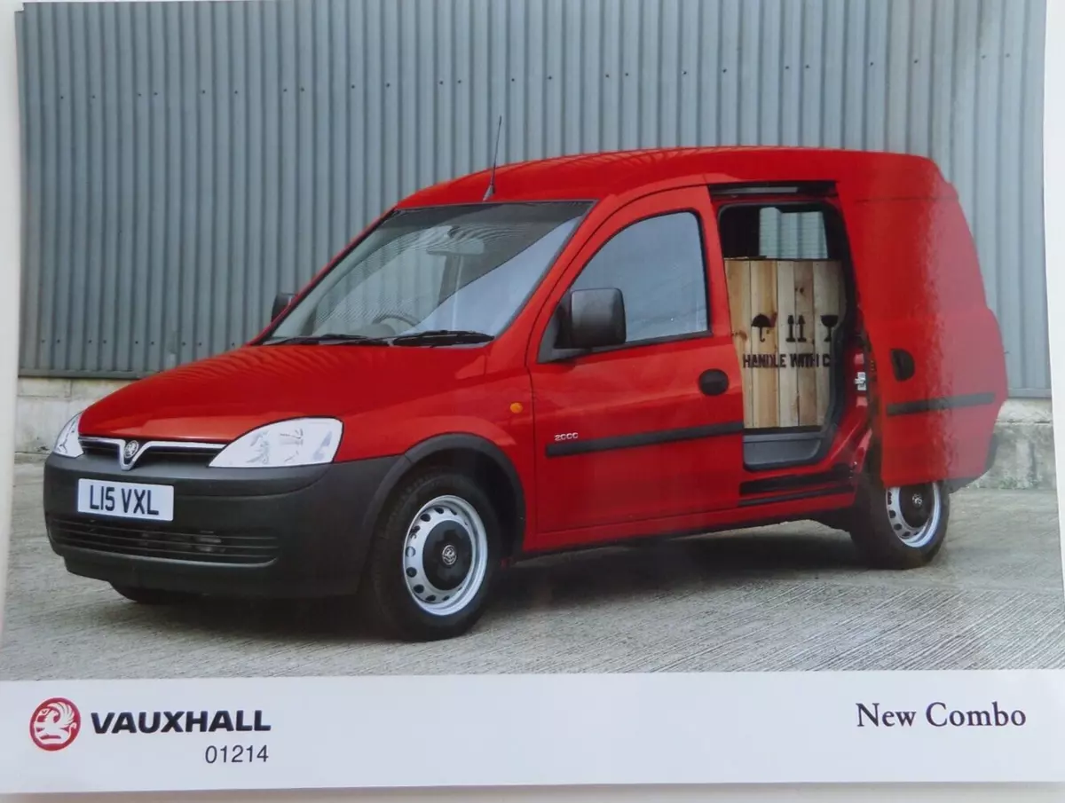 Vauxhall Combo Van Corsa C Press Release Photo 01214 Pic 2002 Rare