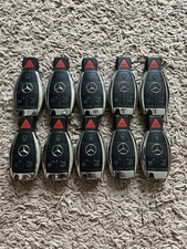 LOT OF 10 MERCEDES BENZ KLG CHROME SMART KEY REMOTE FOB 4B FCC: IYZDC12K GOOD!
