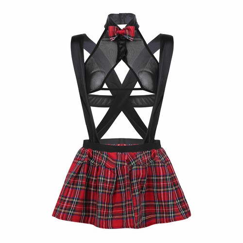 Sexy Lingerie Set School Girl Student Adult Cosplay Valentine Uniform Costume US - Picture 16 of 28
