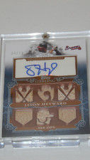 2010 Topps Sterling Stats Relics 4/10 Jason Heyward #SSAR-59 Rookie RC RARE AF!