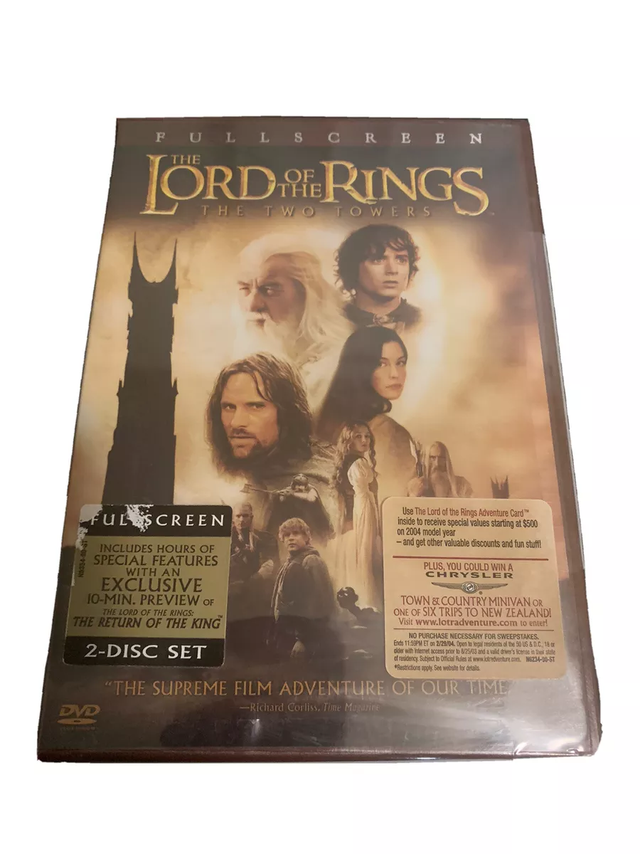 The Lord of the Rings: The Fellowship of the Ring (DVD, 2-Disc Set,  Fullscreen)