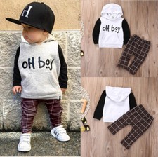 Toddler Boys Two Piece Tracksuit Outfit Long Sleeve Hoodie,Pants Fashion Set