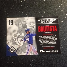 Jose Bautista 2017 Chronicles Baseball #98 MLB Toronto Blue Jays Outfielder