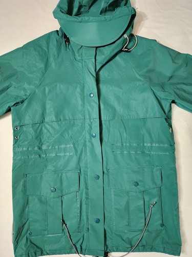 Vintage LL Bean Gore-Tex Stowaway Rainwear Lined Pants & Jacket Womens Medium M - Picture 15 of 23