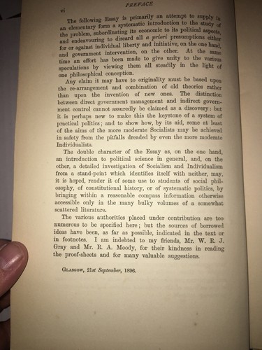 The State and the Individual. Author's Compliment. W. McKechnie Glasgow 1896 1st - Picture 10 of 12