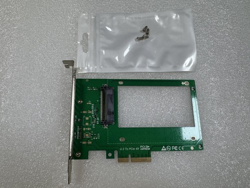 New Umccoy power free U.2 to full height card PCI-E X4 adapter card UMC-PTU-1 - Picture 7 of 10