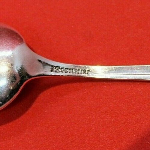 Antique Frank M. Whiting Sterling George III Teaspoon 5 7/8" 21.8Gr - Picture 8 of 11
