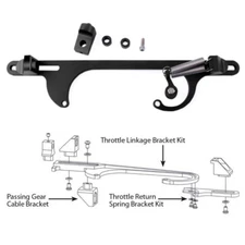 Throttle Cable Carb Bracket For Holley 4150 4160 Carburetor 350 SBC Aluminum ⭐⭐⭐