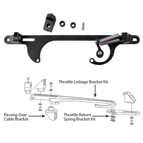 Throttle Cable Carb Bracket For Holley 4150 4160 Carburetor 350 SBC Aluminum ⭐⭐⭐ - Picture 1 of 14