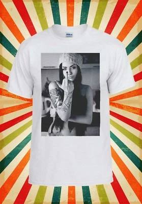 Attitude Tattoo Sexy Girl Neuheit Männer Frauen Trägershirt Tank Top Unisex T-Shirt 1157