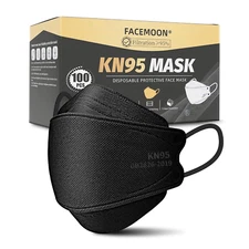 KN95 Face Mask Disposable Adults - 100 Pack 5 Layer Protection Adjustable KN9...
