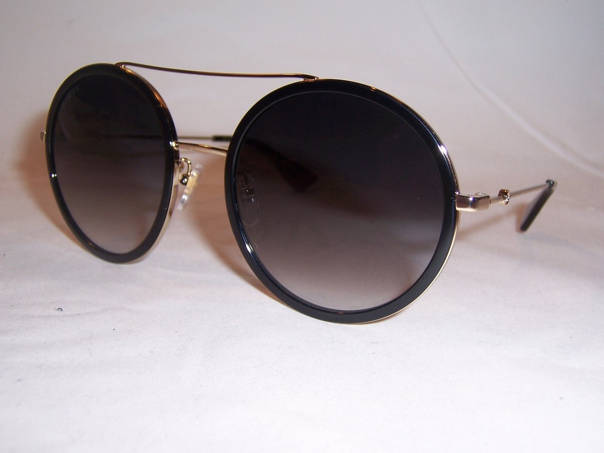 Gucci GG0061S Women's Sunglasses - Gold/Black for sale online | eBay