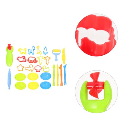 26Pcs Spielzeug Teig DIY Ton Ton Werkzeug Set Für Kinder Hause