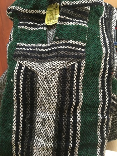 Drug Rug Hoodie Baja Surfer Skater 