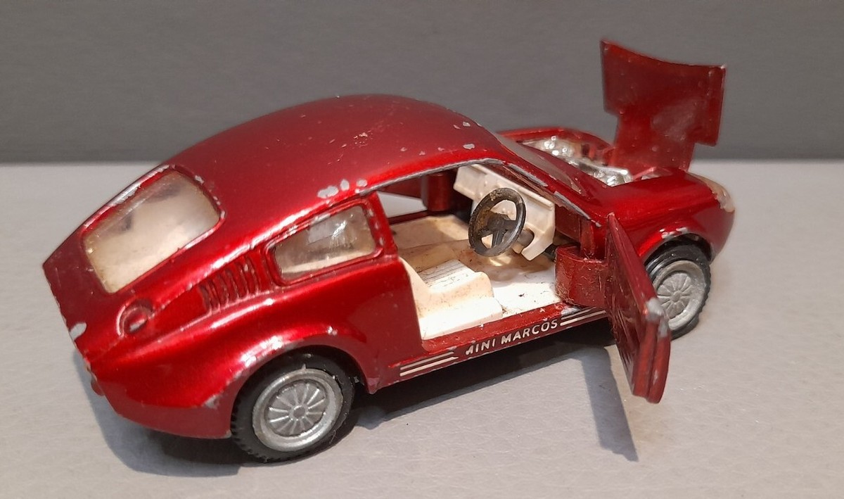 Vintage Mini Toy Corgi 341 Mini Marcos Gt 850 Golden Jacks