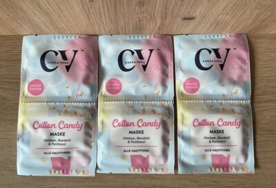 (249,79 /L) Cadea Vera CV Gesichtsmaske Creme COTTON CANDY Set 3 x 16ml