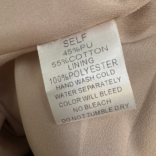 Pinch Faux Leather Dress Pink S - Picture 11 of 11
