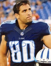 ANTHONY FASANO TENNESSEE TITANS SIGNED AUTOGRAPHED 8X10 PHOTO W/COA 