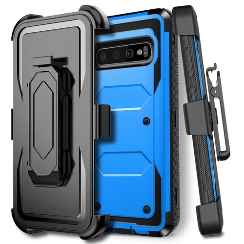 Case For Samsung Galaxy S10/S10+/S10 5G, Shockproof Belt Clip Stand Rugged Cover - Picture 41 of 62