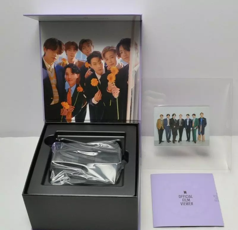 BTS OFFICIAL FILM VIEWER DEVICE KIT VER.1 K-Pop 2021 (1 film reel, 1 photo  card)